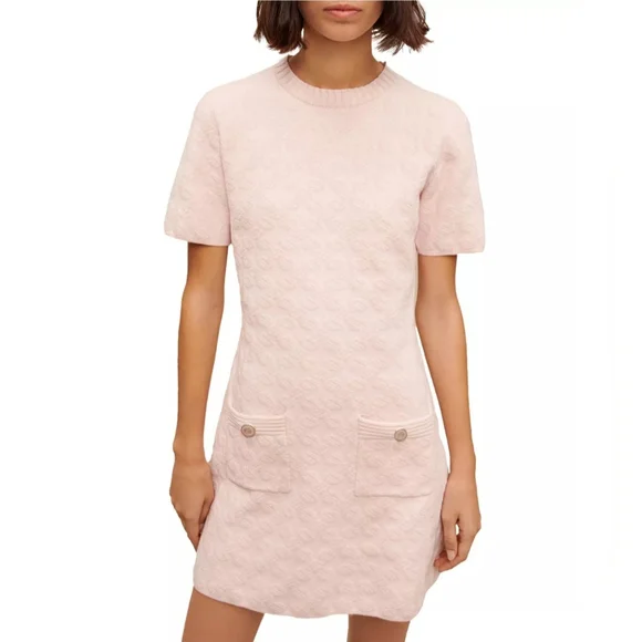 pink and orange knit dress ANDREEVA